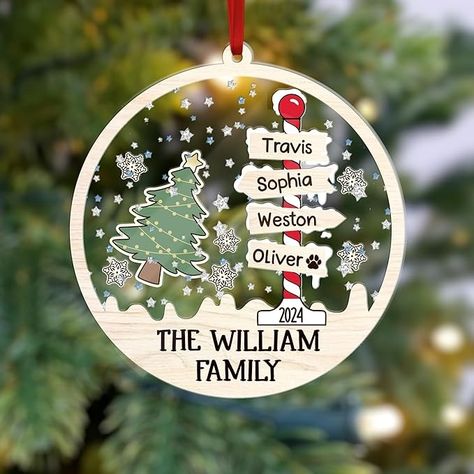 Amazon.com: 4D Shaker Personalized Family Wooden Christmas Tree Ornaments,Family Snowglobe 4D Shake Ornament,Housewarming Gift,Custom 4D Shake Ornament,3 Layers Shaker Ornament,Christmas Keepsake Ornament Style 1 : Home & Kitchen Wooden Christmas Tree Ornaments, Personalized Family Ornaments, Personalized Christmas Ornaments Family, Name Christmas Ornaments, Wooden Christmas Tree, Family Ornaments, Family Christmas Ornaments, Wooden Christmas Trees, Christmas Keepsakes