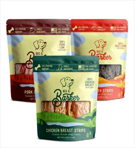 BEG BARKER CHICKEN JERKY LIVER Jerky For Dogs, Pork Jerky, Pet Food Packaging, Chicken Jerky, Dog Training Treats, Beef Liver, Natural Dog Treats, Training Treats, Food Packaging