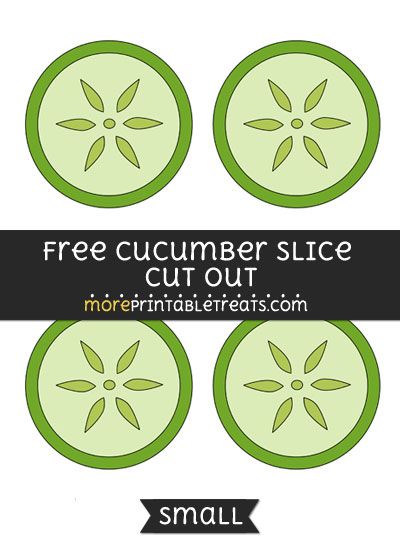 Free Cucumber Slice Cut Out - Small Size Printable Pin The Cucumber On The Spa Lady, Spa Printables, Elf 2023, Photo Booth Printables, Dramatic Play Printables, Cucumber On Eyes, Tiny Stuff, Kids Teepee, Mini Cucumbers