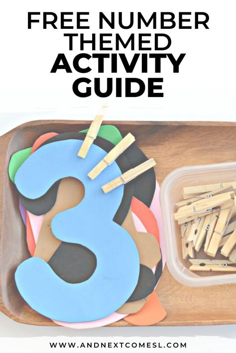 Number 5 Activities For Kindergarten, Hyperlexia Activities, Childcare Experiences, Speech Therapy At Home, Numbers For Toddlers, Eyfs Maths, Number Activities Preschool, Number Recognition Activities, At Home Activities