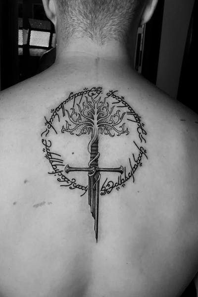 Tattoo uploaded by Alex Evans | Lord of the rings | 1194221 | Tattoodo Gandalf Tattoo, Hobbit Tattoo, Tolkien Tattoo, Viking Tattoos For Men, Ring Tattoo Designs, Lotr Tattoo, Viking Tattoo Symbol, Lord Of The Rings Tattoo, Nerd Tattoo