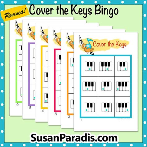 Cover the keys is a bingo game to teach beginners the names of keys on the piano. Teaching Choir, Music Bingo, Keyboard Lessons, Piano Games, Teaching Piano, Piano Teaching Resources, Online Piano Lessons, Blues Piano, Piano Beginner