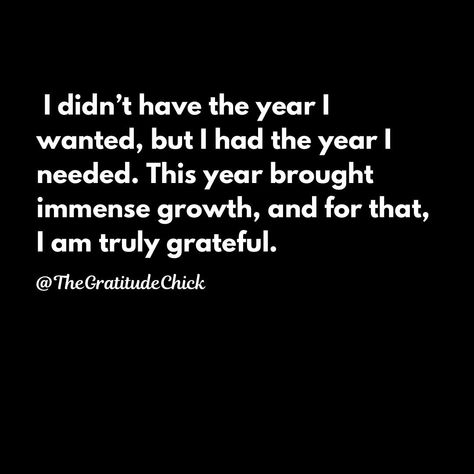 I didn’t have the year I envisioned, but I had the year I needed. It challenged me, pushed me, and helped me grow in ways I never imagined. This year brought immense personal growth and transformation, and for that, I am deeply grateful. Every setback was a setup for a stronger, wiser version of myself. #TheGratitudeChick #fyp #dailymotivaton #dailyinspiration #dailyquotes #thegoodquote #dailymotivationalquotes Challenging Year Quotes, Personal Transformation Quotes, Transformation Quotes, Personal Transformation, Emotional Awareness, Help Me Grow, Challenge Me, Daily Motivational Quotes, Daily Motivation