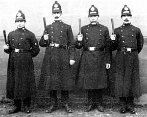 Four policeman from Nottingham, England 1890s. Victorian Police Uniform, Victorian Policeman, 1920s Police, Victorian Police, Set Theory, Nottingham England, British Police, Police Police, Victoria Reign