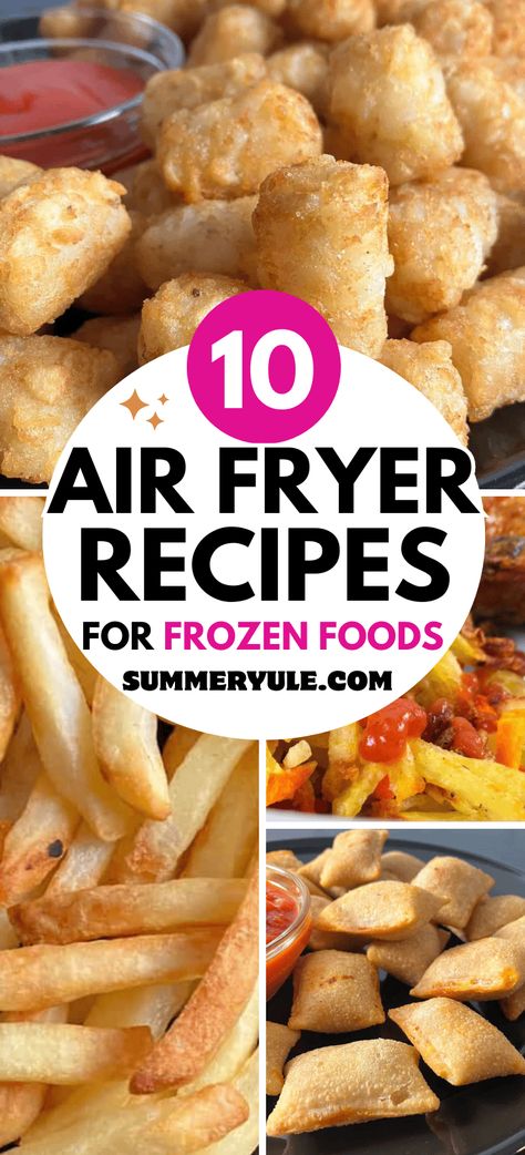 Unlock the full potential of your air fryer with these 10 mouthwatering frozen food options that are ready to revolutionize your mealtime routine. From crispy seafood to cheesy pizzas and crunchy veggies, we've curated a list of irresistible treats that will have you reaching for your air fryer time and time again. Say goodbye to soggy microwave meals and hello to perfectly crispy, golden goodness – let's dive into the world of air fryer magic! Foods For Air Fryer, Pampered Chef Air Fryer Recipes, Frozen Food Recipes, Pampered Chef Air Fryer, Kalorik Air Fryer, Nuwave Air Fryer, Foods To Cook, Air Fryer Recipes Keto, Frozen Sweet Potato Fries