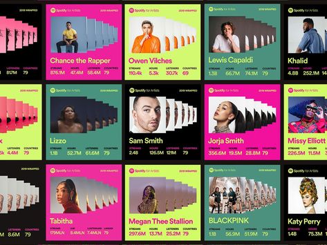 Spotify Design, Spotify Wrapped, Chance The Rapper, Blog Ideas, Ad Design, Yearbook, Social Media Design, Visual Identity, Creative Work