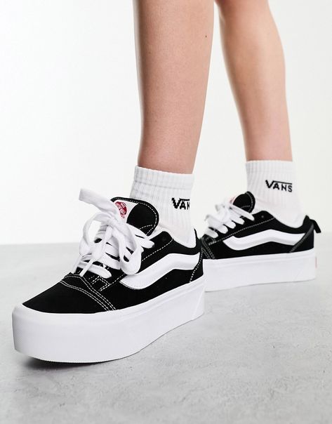 Van Platform Sneakers Outfit, Vans Shoes Outfit, Platform Sneakers Outfit, Vans Platform Sneakers, Vans Platform, Vans Shoes Fashion, Tennis Vans, City Break Outfit, Tenis Vans