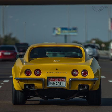 1973 Corvette Stingray 1973 Corvette, 70s Muscle Cars, Corvette C3, Cars Usa, Chevrolet Corvette Stingray, Car Chevrolet, Yellow Car, Chevy Corvette, Corvette Stingray