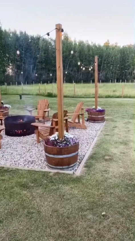 The Backyard Ideas Post! XMCOSY  Take your backyard from boring to the bomb with these landscape, design, fun and function ideas. #lights #landscape #gardenlights #house #exterior #homeremodel #landscaping #yard #lit #homedesign #gardenideas #gardenlights #garden #gardenlover #backyardlights #gardendecor #backyard #backyardgarden #beautifulgardens #gardendesign #gardeninspiration #homedecor #gardendesign Diy Backyard Patio, Fire Pit Landscaping, Backyard Fireplace, Diy Backyard Landscaping, Backyard Inspiration, Backyard Diy Projects, Backyard Fire, Backyard Inspo, Outdoor Decor Backyard