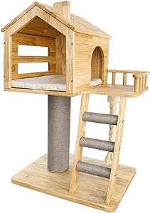 Waterproof Wood, Modern Cat Furniture, Modern Cat Tree, How To Waterproof Wood, Condo Design, Cat Tree Condo, Indoor Cats, Gorgeous Cats, Wood Wax