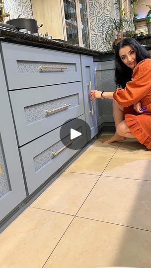 51K views · 1.6K reactions | Revamping my kitchen vibes in seconds! Watch as I upgrade the cabinets, and drawers with a DIY twist! #KitchenGlowUp #DIYMagic #kitchen #diycabinets #kitchenmakeover #kitchencabinets | Chaza Darwich | Sia · House On Fire Diy Cupboard Doors Makeover, Diy Cupboard Doors, Cupboard Doors Makeover, Wooden Kitchen Cabinets, Hidden Cabinet, Shaker Cabinets, Installing Cabinets, Diy Kitchen Cabinets, Cupboard Doors