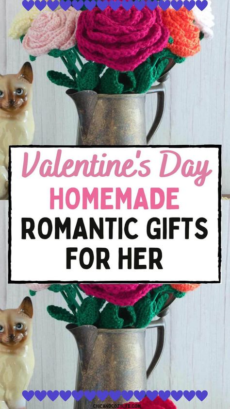 8 Romantic Homemade Gifts For Her: valentines gifts for girlfriend, diy valentines day gifts for her, diy valentines gifts for her, diy valentines gifts, creative valentines gifts, cute valentines day gifts. Diy Valentines Gifts For Her, Valentine Gifts To Make, Homemade Romantic Gifts, Valentines Day Gifts Diy, Creative Valentines Gifts, Valentines Gifts For Girlfriend, Gifts For Her Diy, Valentine’s Day, Diy Valentines Day Gifts