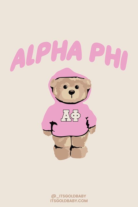 Sorority Graphics, Sorority Merch Ideas, Sorority Wallpapers, Sorority Phone Background, Sorority Lockscreen, Alpha Phi Wallpaper, Alpha Phi Phone Background, Alpha Phi Lockscreen, Alpha Phi Teddy Bear Design, Alpha Phi Bear Graphic, Sorority Teddy Bear Design, Ralph Lauren Teddy Bear Inspired Design, Phi Bear Design, Teddy Bear Recruitment Graphic, Teddy Bear Hoodie Design Alpha Phi Graphic Aesthetic, Teddy Bear Sorority Shirt, Alpha Phi Poster, Sorority Hoodie Design, Alpha Phi Painting, Teddy Bear Sorority, Sorority Merch Ideas Trendy, Alpha Phi Merch, Alpha Phi Wallpaper