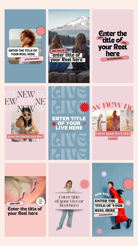 You can grab some of our top-performing Canva templates for FREE to give your Instagram content a fun boost in engagement! Straight from our Canva template membership, these are some of our favorite and top-performing designs. Use these in your Instagram feed as a content creator, a small business owner, or for your clients as a social media manager! Instagram Feed Business Ideas, This Or That Social Media Post, Canva Instagram Post Ideas, Social Media Branding Design Posts, Small Business Instagram Feed, Canva Design Ideas Instagram, Social Media Feed Design, Feed De Instagram Ideas, Content Graphic Design