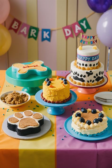 Make Your Dog’s Day Special with Our Homemade Cake Recipes Dog Cake Design Ideas, Dog Cake Ideas, Dog Cake Design, Dog Baking, Dog Bday, Cake Design Ideas, Pet Party, Dog Birthday Cake, Dog Cakes