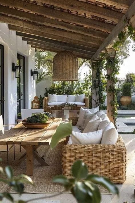 Outdoor Dining Ideas, Chic Patio, Dining Ideas, Cozy Backyard, Casa Country, Modern Outdoor Furniture, Outdoor Decor Backyard, Side Yard, Outdoor Patio Decor