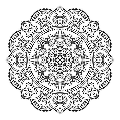 Mandala Stock Photos, Pictures & Royalty-Free Images - iStock Mandala Arm Tattoo, Mandala Tattoo Back, Tato Mandala, Henna Mandala, Mandala Doodle, Flower Henna, Mandala Art Therapy, Mandala Stencils, Simple Mandala