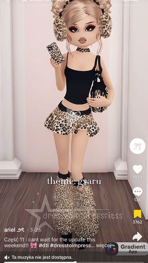 Dti Roblox Your Style, Dti Roblox Outfits Patterns, Dti Roblox Outfit Fashion Week, Dti Roblox Theme Acubi, Dti Outfits For Gyaru, Model Photo Shoot Dti Outfit, Dress To Impress Theme Favorite Item, Gyaru Fashion Dress To Impress, Dress To Impress Outfits Gyaru