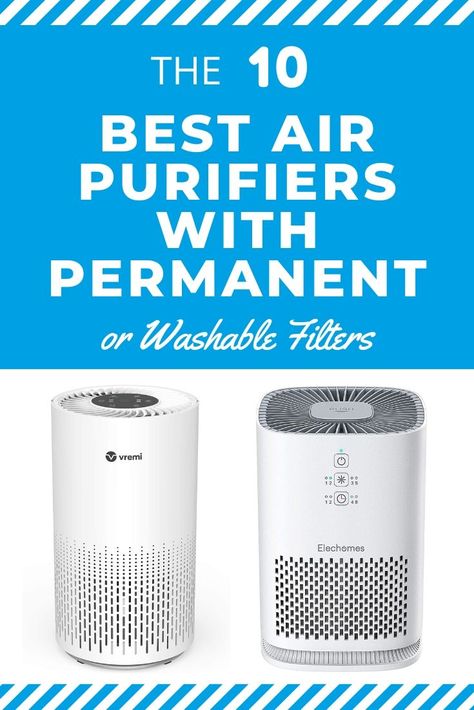 Air purifiers make our indoor air cleaner, but keeping them effective can get expensive. That's why we recommend these 5 best air purifiers with permanent or washable filters. Best Air Purifiers Home, Rainbow Rainmate Air Purifier, Best Air Purifier For Pets, Homemade Detergent, Okaysou Air Purifier, Herbal Coffee, Natural Air Purifier, Diy Laundry Detergent, Hepa Filter Air Purifier