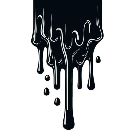 Dripping Liquid, Anime Svg, Liquid Oil, Flat Vector Illustration, Dye Sweatshirt, Sketch Style, Paint Stains, Heart Tree, Flat Vector