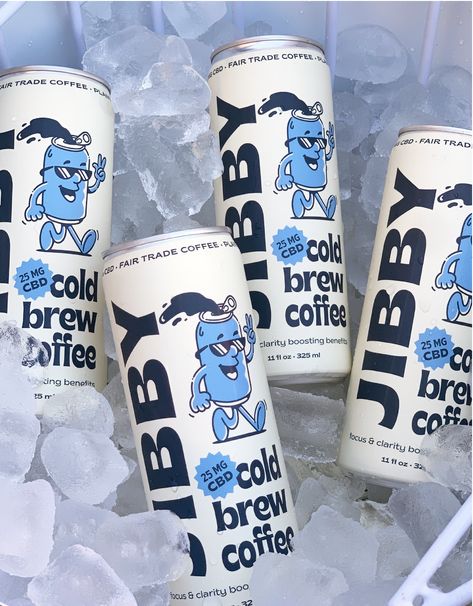 Ice Packaging Design, Can Coffee Packaging, Coffee Can Packaging Design, Coffee Can Packaging, Canned Coffee Packaging, Iced Coffee Branding, Ice Coffee Design, Iced Coffee Packaging, Ice Graphic Design