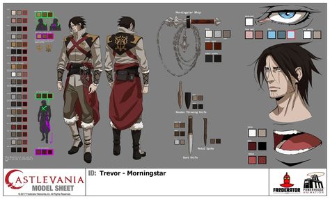 Trevor Belmont (animated series)/Gallery | Castlevania Wiki | Fandom Belmont Castlevania, Castlevania Netflix, Castlevania Anime, Video Game Artist, Trevor Belmont, Character Model Sheet, Model Sheet, 다크 판타지, Concept Art Character