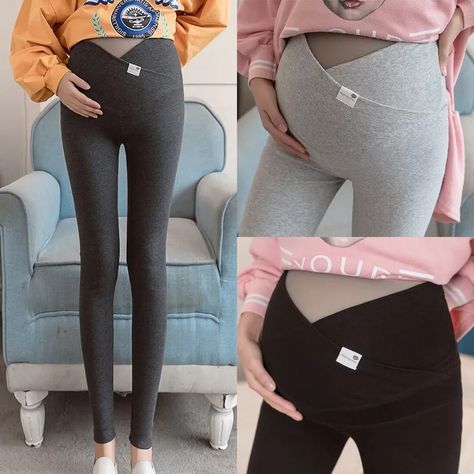 The best pregnant women 01# Across V Low Waist Belly Cotton Maternity Legging Spring Casual Skinny Pants Clothes for Pregnant Women Autumn Pregnancy Everyday Leggings, Legging Outfits, Maternity Leggings, Pregnancy Outfits, Maternity Pants, Maternity Wear, Comfy Fits, Future Baby, Low Waist