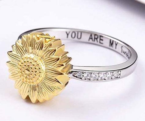 Cremation Ring, Ashes Ring, Beautiful Anklet, Urn Jewelry, Sunflower Necklace, Mama Gifts, Cremation Jewelry, Gifts For My Sister, Gorgeous Jewelry