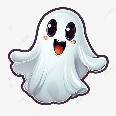 Ghost Clipart, Halloween Cute Ghost, Halloween Cute, Transparent Image, Cute Clipart, Halloween Clipart, Ghost Halloween, Halloween Stickers, Cute Ghost