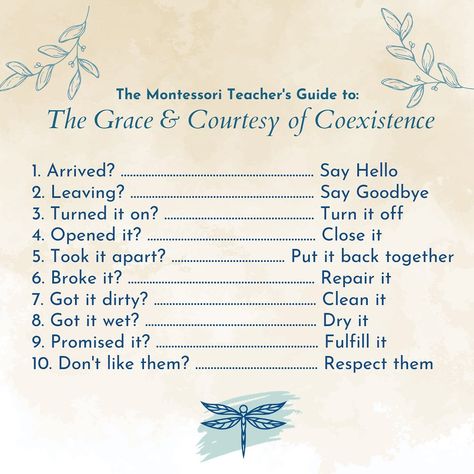 Instructional & Life Coach on Instagram: “A pillar in every Montessori environment is grace & courtesy. Too often, we focus on the explicit lessons that exist in our albums - how to…” Grace And Courtesy Lessons Montessori, Grace And Courtesy, Development Psychology, Montessori Environment, Montessori School, Circle Time, Teacher Guides, Life Coach, Focus On