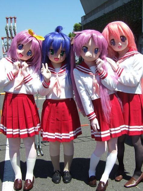 Lucky Star, Dolls, Anime, White