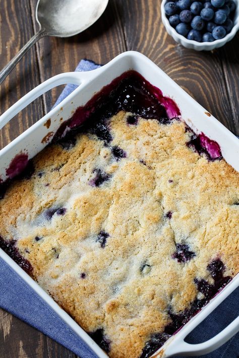 Blueberry Cobbler - Spicy Southern Kitchen Christmas Stairway, Blueberry Cobbler Recipe, Mixed Berry Cobbler, Berry Cobbler Recipes, Nutella Banana Bread, Blueberry Cobbler Recipes, Ice Cream Bread, Banana Crepes, Cobbler Topping