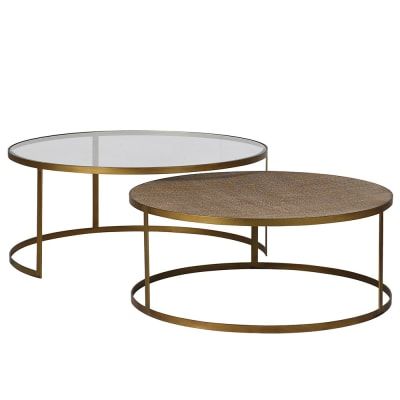 Coffee Table Wood And Metal, Table Wood And Metal, Rattan Coffee Table, Soft Furnishings Cushions, Sideboard Console Table, Gold Coffee Table, Nesting Coffee Tables, Dining Lighting, Large Table