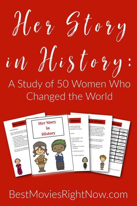 Her Story in History Women's History Month, Women's History, Women’s History, Womens History Month, International Women's Day, March 8, March 1, Important Dates, Women In History