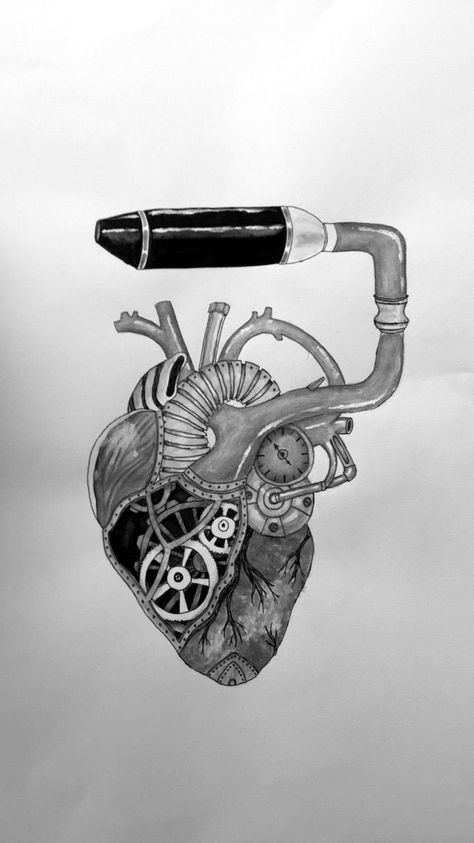 Human Heart Art, Piston Tattoo, Engine Tattoo, Traditional Tattoo Stencils, Lock Tattoo, Gear Tattoo, Motor Tattoo, Cowgirl Tattoos, Mechanic Tattoo