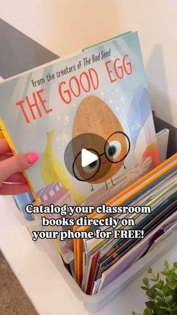 Amanda Newsome-A Perfect Blend on Instagram: "Did you know that you can catalog your classroom books for FREE without needing to purchase a scanner! I used the app: Library Thing! I scanned over 135 books in 20 minutes! You can even add tags with a specific theme or skill!" Imagination Playroom, Elementary Librarian, Classroom Hacks, Books For Free, Candle Flame, Language Arts Elementary, 3rd Grade Reading, Candle Flames, Teacher Hacks