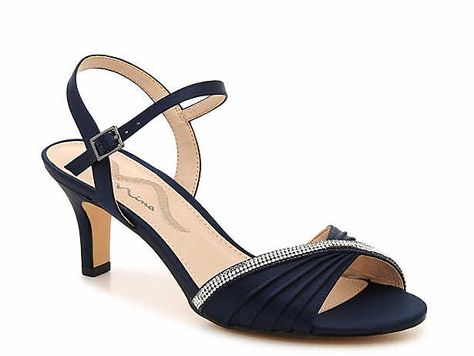 navy blue dress sandals | DSW Navy Blue Wedges, Fashion Shoes Heels, Bridal Wedding Shoes, Navy Blue Dress, Wedding Sandals, Navy Blue Dresses, Dress Sandals, Vintage Shoes, Bridal Wedding