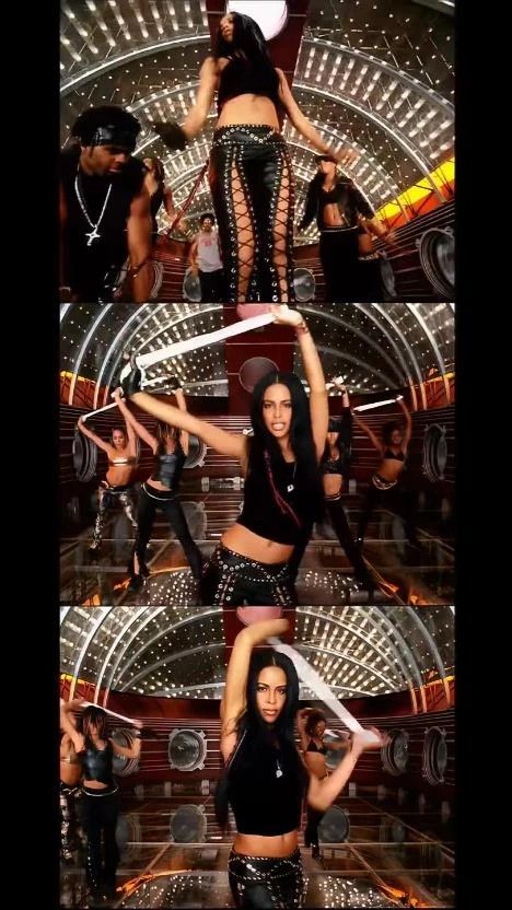 Aaliyah More Than A Woman Outfit, Aaliyah Back In One Piece, Aaliyah Black Outfit, More Than A Woman Aaliyah, Aaliyah Outfits 90s Costume, Aaliyah Outfits 90s, Aaliyah More Than A Woman, Aaliyah Costume, Aaliyah Fashion