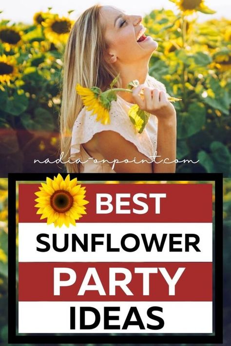 Fun Sunflower-Themed Party Ideas Sunflower Picnic Table Decor, Sunflower Picnic Theme, Sunflower Themed Birthday Party, Sunflower Party Theme, Sunflower Themed Party, Sunflower Theme Party, Sunflower Party Themes, 21st Party Themes, Sunflower Birthday Party