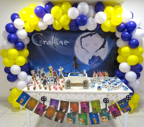 Tim Burton Party, Breezeway Ideas, Coraline Tattoo, Coraline Art, Coraline Aesthetic, Coraline Doll, Coraline Jones, Taylor Swift Birthday, 14th Birthday