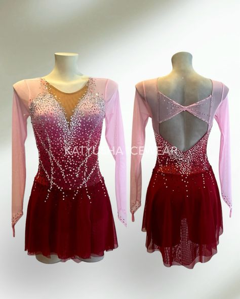 Delicately dazzling in pink! 💖 • #katyushaicewear Custom Made Figure Skating Dress~One of a kind piece. •Each of my designs are original and unique, please refrain from remaking or copying . © KATYUSHA ICEWEAR 2024. All rights reserved. Unauthorized reproduction of my figure skating dresses is prohibited. www.katyushaicewear.com #qалександратрусова #вечерниеплатья #patinajeartistico #камилавалиева #каток #красавица #pattinaggio #Платье #patinageartistique #patinoire #iceskatingdresses... Skaters Dress, Fire Ice Skating Dress, Figure Skating Dresses Pink, Pink Figure Skating Dress, Red Figure Skating Dresses, Red And Black Figure Skating Dress, Ice Skating Dresses Pink & Orange, Ombre Figure Skating Dress, Figure Skating Outfits