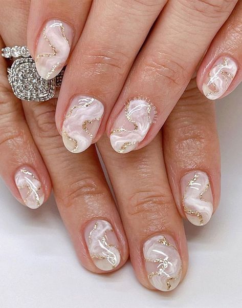 Nail Ideas Art, Nail Marble, Aesthetic Nail Ideas, Nail Journey, Nail Extensions Designs, Nails Marble, Designs Aesthetic, Nail Aesthetic, Aesthetic Nail