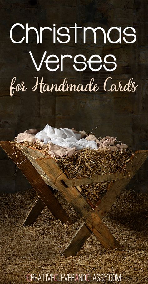 Christmas Verses for Handmade Cards: Bible Verses for Christmas Christmas Card Verses, Card Verses, Christian Christmas Cards, Christmas Verses, Christmas Card Messages, Christmas Card Sayings, Card Quotes, Christmas Bible Verses, Christmas Bible