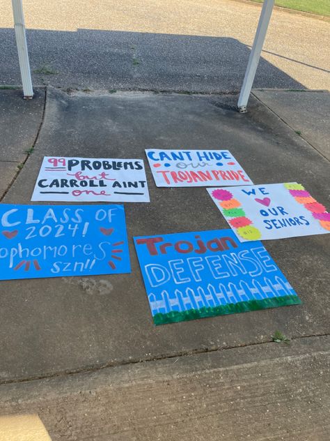 Football Spirit Posters, Fnl Signs, Uca Cheer Camp, Gameday Poster, Cheerleading Signs, Uca Cheer, Hoco Signs, Stuco Ideas, Spirit Posters