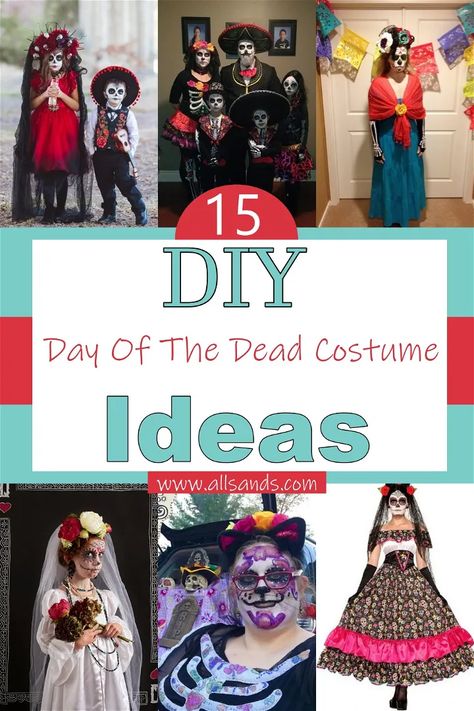 Diy Day Of The Dead Outfit, Day Of The Dead Outfit, Group Fancy Dress, Mexican Halloween Costume, Day Of Dead Costume, Diy Day Of The Dead, Day Of The Dead Diy, Dead Costume, Mexican Halloween