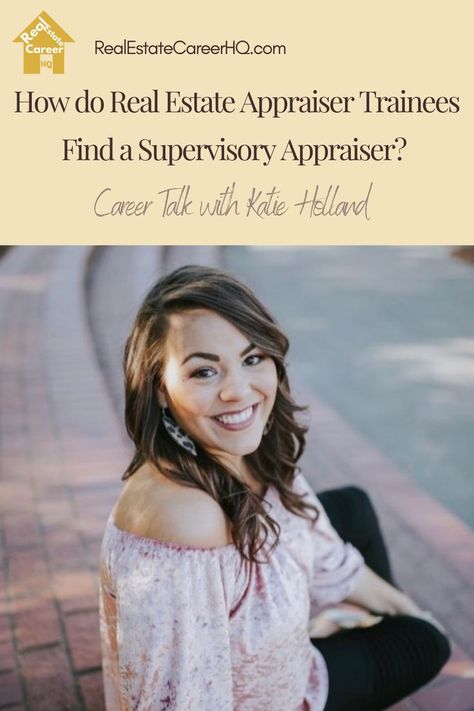 A career talk with Katie Holland, a Registered Real Estate Appraiser Trainee licensed in Tennessee. Real Estate Appraisal, Real Estate Career, Retirement Plan, Career Path, Retirement Planning, How To Find, Boss Lady, Professions, Destiny