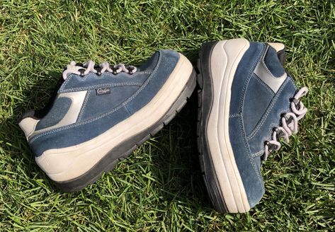 Vintage Platform Sneakers, Y2k Platform Sneakers, Aesthetic Platform Sneakers, 90s Platform Sneakers, Platform Sneakers Aesthetic, 90s Shoes Sneakers, Samsung Emojis, Vagabond Sneakers, 90s Platform Shoes