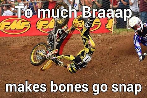 Motocross Funny, Dirt Bike Riding Gear, Dirt Bike Helmet, Dirt Bike Quotes, Bike Humor, Motorcycle Humor, Dirt Bike Helmets, Dirt Bike Gear, Racing Quotes