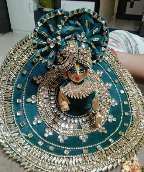 Krishna Ji Dress Design, Kanha Ji Poshak, Laddu Gopal Dress New Design, Krishna Vagha Design, Laddoo Gopal Dresses, Laddu Gopal Dresses Handmade, Ladu Gopal Dress, Kanha Poshak, Laddu Gopal Pagdi