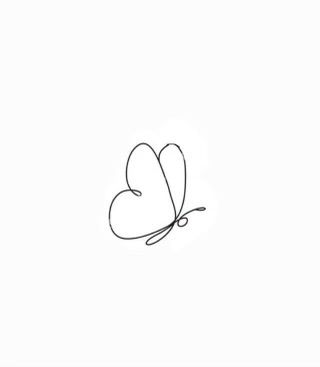 Butterfly Writing Tattoo, Small Easy Butterfly Tattoo, Small Minimalist Butterfly Tattoo, Cover Up Heart Tattoo, Simple Butterfly Drawing Tattoos, Delicate Butterfly Tattoo Simple, Butterfly Tattoo With Writing, Simple Tattoos Butterfly, Minimalist Butterfly Drawing